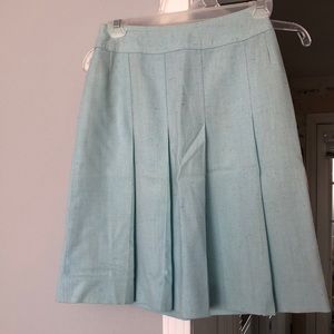 Mint Green Pleated Skirt Small
